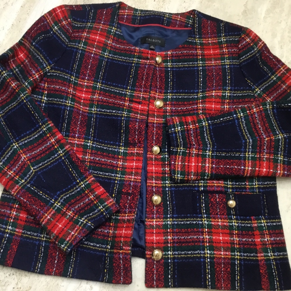 Talbots Plaid Jacket